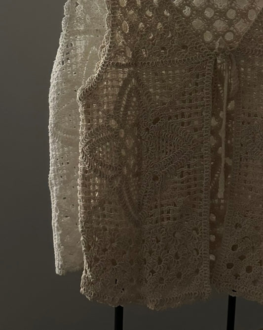 Crochet Tie Vest